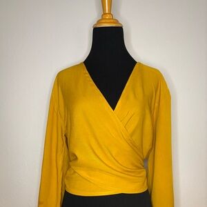 Mustard Yellow Wrap Size S/M